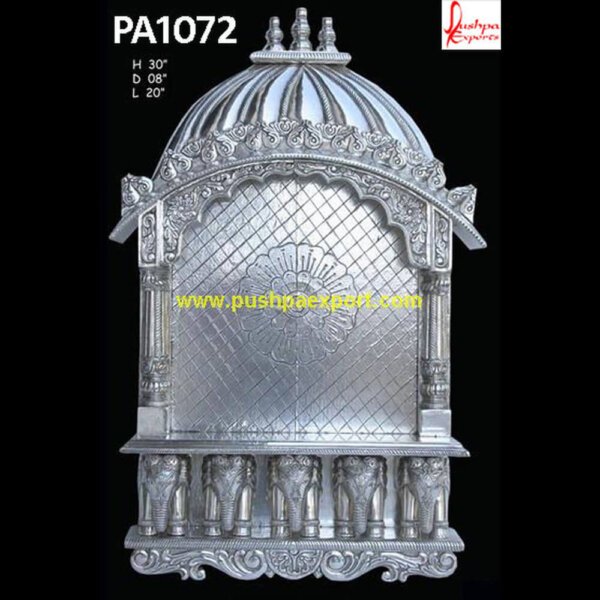 Silver Elephant Carving Temple For Home PA1072 German silver pooja mandir, India carved temple, Silver mandir, Silver temple for home, Silver pooja mandir, Silver plated pooja mandir, Silver mandir for home, Silver coated pooja.jpg