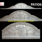 Silver Carved Krishna Wall Panel