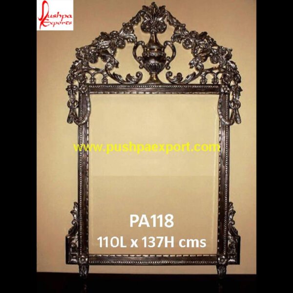 Antique Silver Poster Frame PA118..Wall Console frame, silver frame large mirror,silver frame round mirror,silver frame wall mirror,silver ornate frame,silver picture frames for wall,.jpg