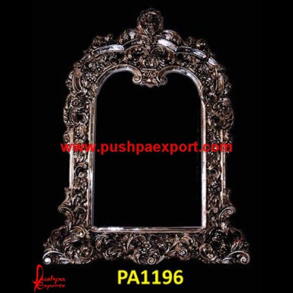 Silver Handmade Picture Frame PA1196 -silver frame large mirror,silver frame round mirror,silver frame wall mirror,silver ornate frame,silver picture frames for wall,silver plated frame.jpg