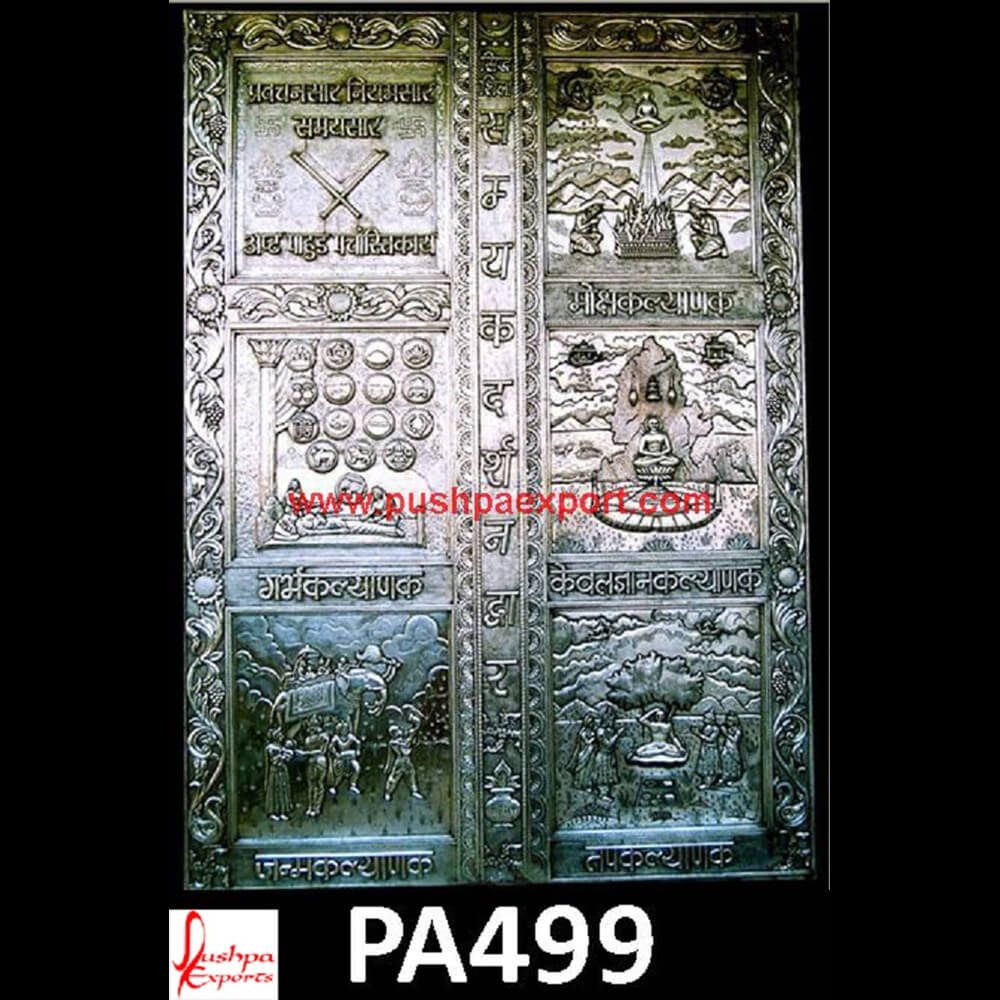 Silver Carved Temple Front Door PA499 Silver carved doors,Silver Door, carved barn door,Silver carved front door,hand carved doors,silver door,antique carved doors for sale,antique hand carved doors,antique silver doors.jpg