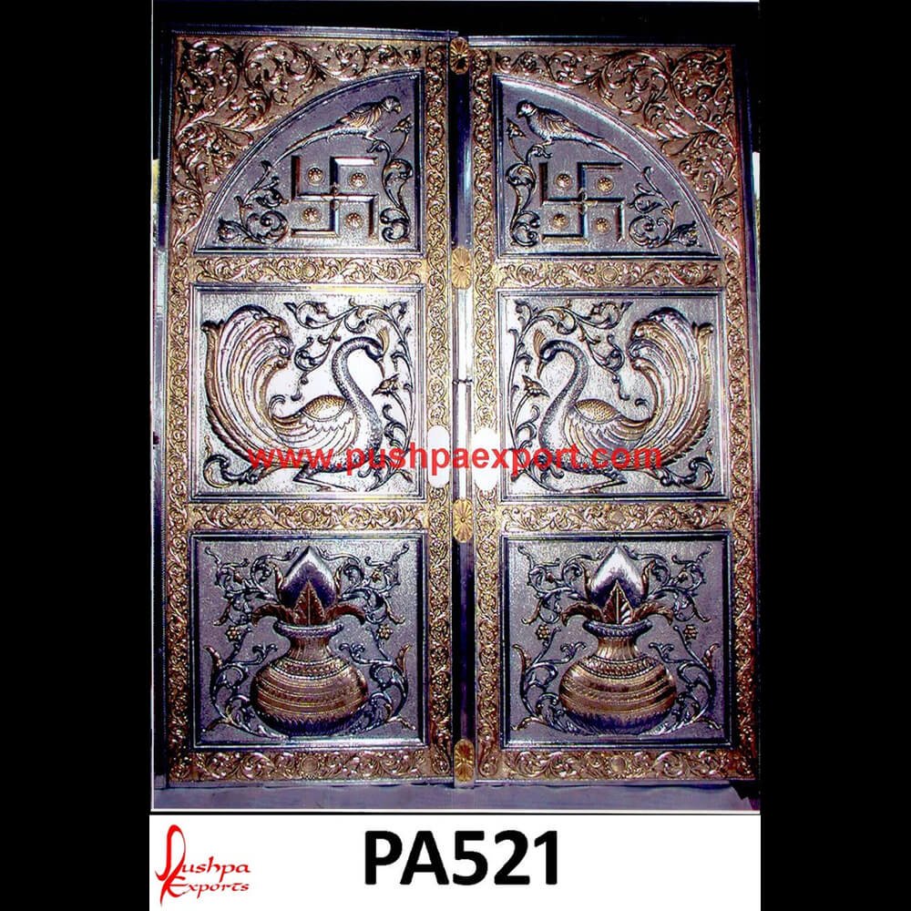 Swastik Carving Wooden Carved Silver Door PA521  Silver carved doors,Silver Door, carved barn door,Silver carved front door,hand carved doors,silver door,antique carved doors for sale,antique hand carved doors,antique silver doors.jpg