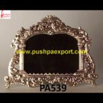 Silver Carved Mirror Frame