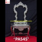 Silver Plated Mirror Frame And Dressing Table