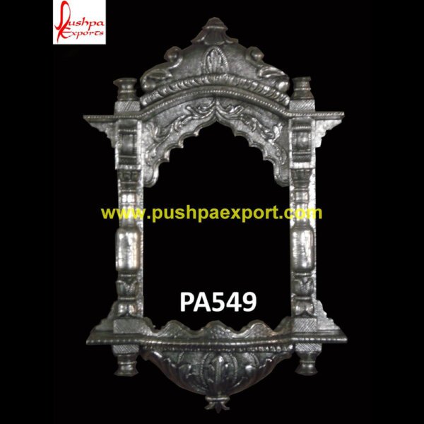 Silver Carving Jharokha PA549- silver frame large mirror,silver frame round mirror,silver frame wall mirror,silver ornate frame,silver picture frames for wall,silver plated frames.jpg