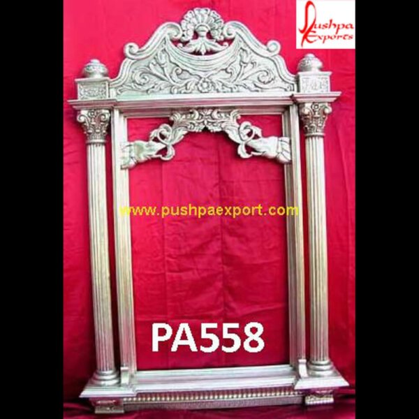 Silver Bedroom Frame PA558 - silver frame large mirror,silver frame round mirror,silver frame wall mirror,silver ornate frame,silver picture frames for wall,silver plated frame.jpg