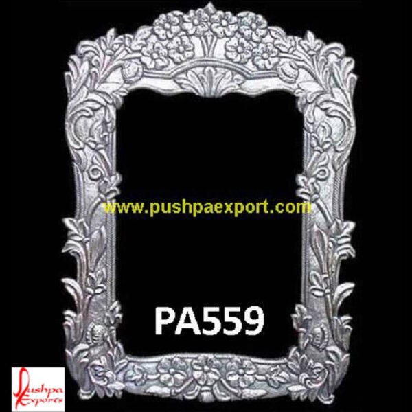Silver Carving Dressing Room Frame PA559 - silver frame large mirror,silver frame round mirror,silver frame wall mirror,silver ornate frame,silver picture frames for wall,silver plated frame.jpg