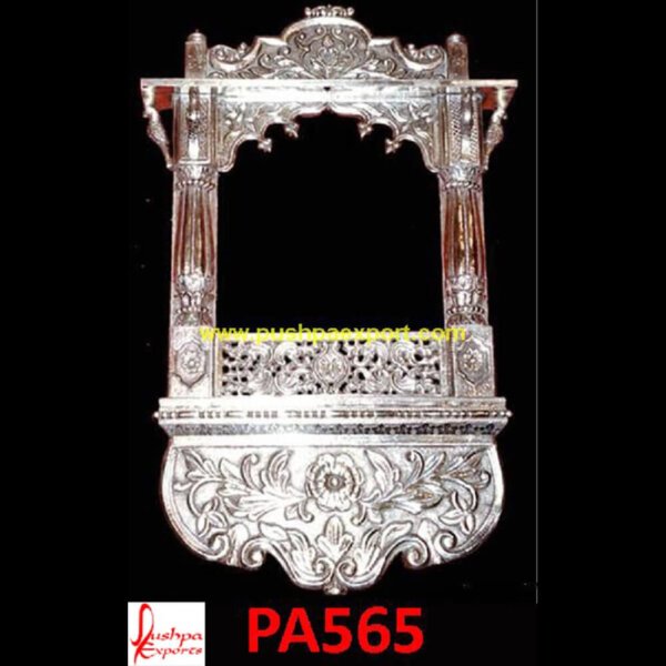 Silver Carved Vanity Frame PA565 - silver frame large mirror,silver frame round mirror,silver frame wall mirror,silver ornate frame,silver picture frames for wall,silver plated frame.jpg