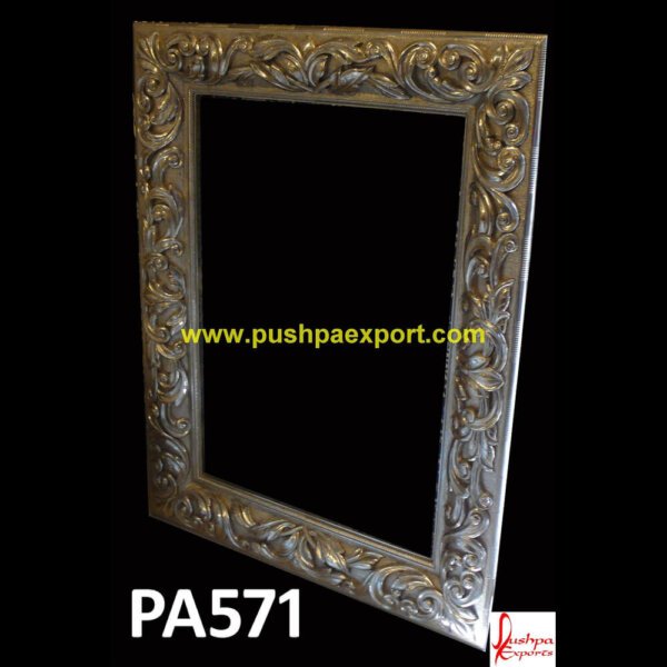 Antique Silver Photo Frame PA571 - silver frame large mirror,silver frame round mirror,silver frame wall mirror,silver ornate frame,silver picture frames for wall,silver plated frame.jpg
