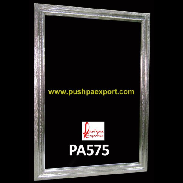 Contemporary Silver Carved Mirror Frame PA575- silver mirror frame,silver pictures frame,silver vanity mirror, antique silver picture frame,silver carved mirror frame,vintage silver picture frame.jpg