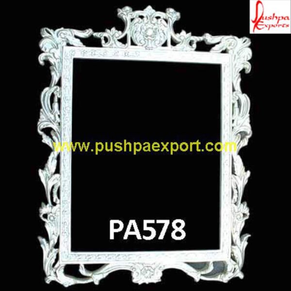 Silver Engraved Wall Frame PA578- silver frame large mirror,silver frame round mirror,silver frame wall mirror,silver ornate frame,silver picture frames for wall,silver plated frames.jpg
