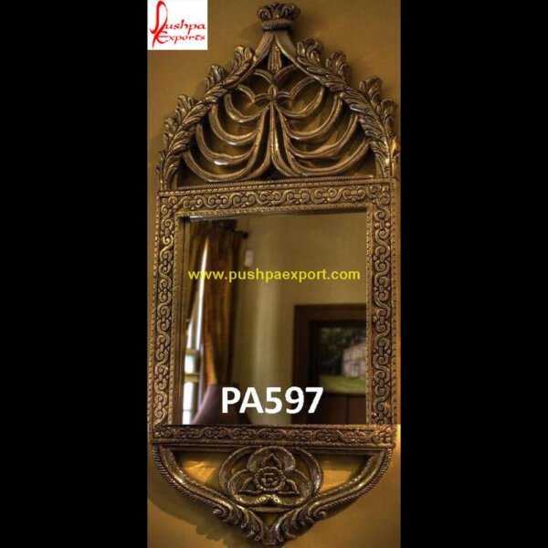 Royal Carving Silver Mirror Frame PA597 - silver mirror frame,silver pictures frame,silver vanity mirror, antique silver picture frame,silver carved mirror frame,vintage silver picture fram.jpg