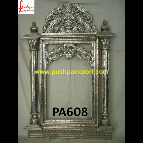 Royal Design Silver Mirror Frame PA608 - silver poster frame,silver vanity mirror,silver wall frames,sterling frames,sterling picture frames,sterling silver frame,sterling silver photo.jpg