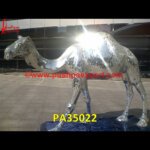 Glass Inlay Camel Statue