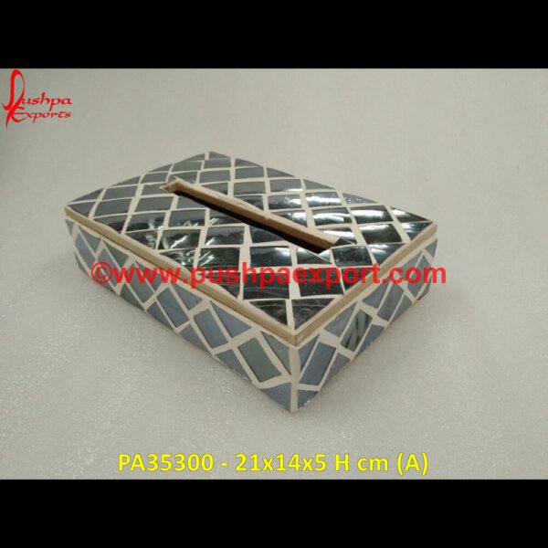 Glass Inlay Tissue Holder PA35300 (A) Glass Inlay, Glass Inlay Furniture, Glass Inlay In Wood, Glass Inlay Table, Glass Inlay Work, Glass Mosaic Craft, Glass Mosaic Design, Glass Mosaic Tiles.jpg