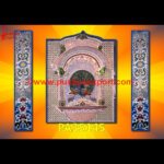 Indian Glass Inlay Panel For Bedroom