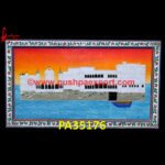 Jalmahal Glass Inlay Wall Panel