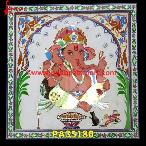 Ganesh Ji Glass Wall Panel PA35180 Mosaic Mirrored Wall Panel, Glass Mosaic Wall Panels, Glass Inlay Furniture, Glass Tile Wall Panels, Mosaic Tile Wall Panels, Mosaic Wall Art Panel, Glass Mosaic Decor.jpg