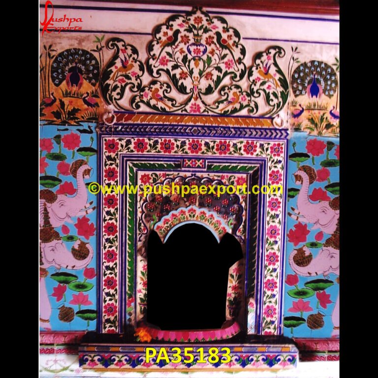 Antique Glass Inlay Wall Panel Silver Furniture, White Metal Furniture ...