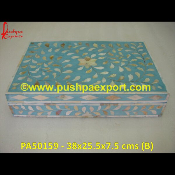 PA50159 (B) Antique Inlaid Box, Abalone Inlay Box, Wood And Mother Of Pearl Box, Trinket Box With Mother Of Pearl Inlay, Red Mother Of Pearl Box, Red Lacquer Mop Inlay Box, Real Mother Of Pearl Box.jpg