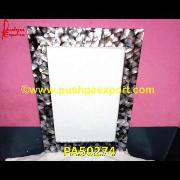 Black And White Shell Frame PA50274 Shell Frame, Shell Framed Mirror, Shell Picture Frame, 11x14 Mother Of Pearl Frame, 4x6 Pearl Picture Frame, 8x10 Mother Of Pearl Frame, Abalone Shell Frame, Abalone Shell Picture Frame.jpg