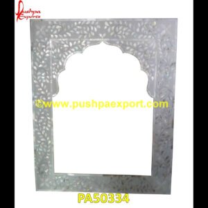 MOP Inlaid Arch Style Mirror Frame