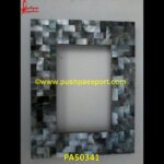 Black and White Mother Of Pearl Frame
