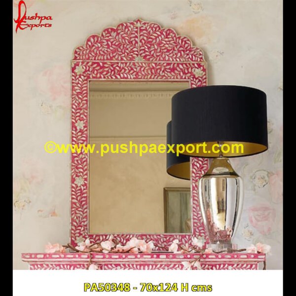 Pearl Inlay Dressing Table PA50348 Pearl Inlay Dressing Table, Pearl Inlay Photo Frame, Pink Bone Inlay Dressing Table, Pink Mother Of Pearl Dressing Table, Shell Inlaid Picture Frames, Shell Inlay Dressing Table, Shell.jpg