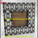 Black Mother Of Pearl Photo Frame