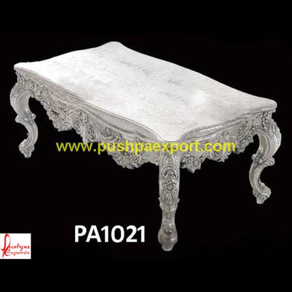 Modern Silver Carved Accent Table PA1021 round silver coffee table,silver coffee table set,silver console table,silver table,black and silver coffee table,Silver carved accent table,Silver carved console table.jpg