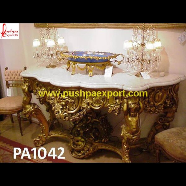 Silver Carved Table For Bedroom PA1042 round silver coffee table,silver coffee table set,silver console table,silver table,black and silver coffee table,Silver carved accent table,Silver carved console table.jpg