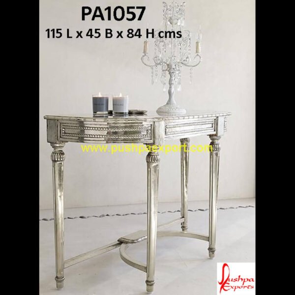 Silver Carving Table For Bedroom PA1057 small silver table,small silver coffee table,silver wood coffee table,silver vanity table,silver vanity desk,silver sofa table,silver glass table,silver glass console table,silver glass coffee t.jpg