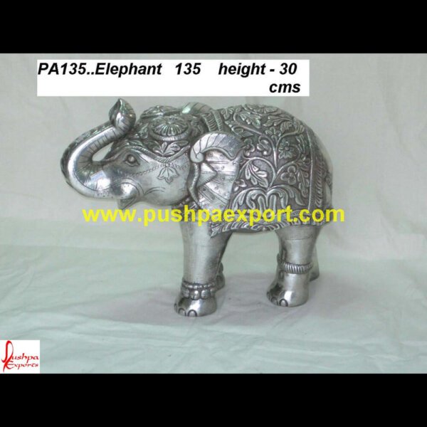 Silver Elephant Idol PA135 Silver Elephant Figurine,Silver Elephant Idol,Silver Elephant Pair,Silver Elephant Sculpture,Silver Plated Elephant Statue,Sterling Silver Elephant Statue,Sterling Silver Eleph.jpg