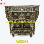 Antique MOP Inlay Console Table