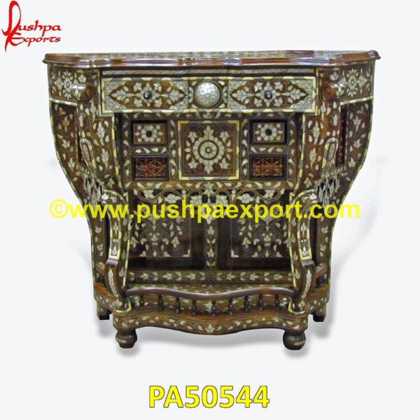 Antique MOP Inlay Console Table PA50544 Inlay Side Table, Inlay Table, Inlay Table Top, Mother Of Pearl Console Table, Mother Of Pearl Inlay Table, Turquoise Inlay Table, Waterfall Inlay Console Table, Antique Coffee Table.jpg