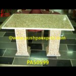 Yellow Mother Of Pearl Table