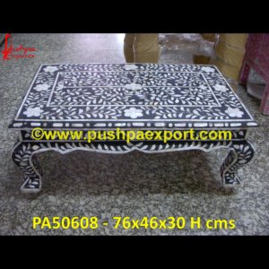 Black Mother Of Pearl Inlay Table