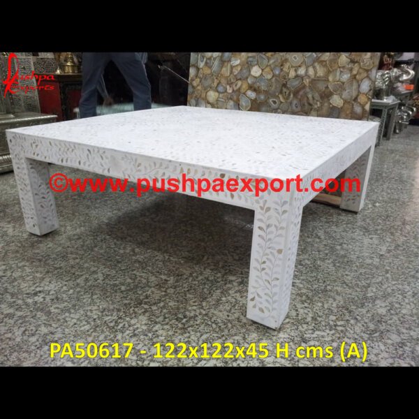 Mother Of Pearl Inlay Square Coffee Table PA50617 (A) Pearl Inlay Table, Round Dining Table With Slate Inlay, Round Inlay Coffee Table, Round Inlay Dining Table, Round Inlay Table, Rounded Inlay Drum Coffee Table, Rounded Inlay Drum Side.jpg