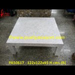 Mother Of Pearl Inlay Square Coffee Table