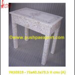 White MOP Inlay Console Table