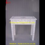 White MOP Inlay Console Table