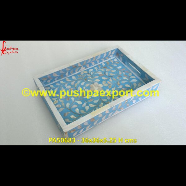 Blue MOP Inlay Tray PA50683 Bone Inlay Tray Australia, Bone Inlay Tray Blue, Bone Inlay Tray Round, Mop Inlay Work, Mop Tray, Mother Of Pearl Inlay Serving Tray, Mother Of Pearl Inlay Tray, Mother Of Pearl Inlay.jpg