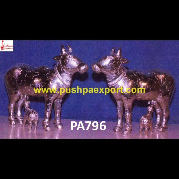 Silver Cow Idol PA796 Silver cow, Cow and calf silver statue, Cow silver idol, Cow statue in silver, Kamdhenu cow in pure silver, Silver cow idol, Silver cow statue, Silver antique cow statue.jpg