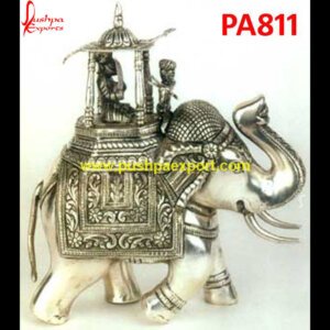German Silver Plated Elephant Figurine