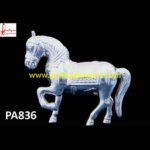 Silver Carving Horse Idol