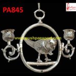 Silver Carving Parrot Statue