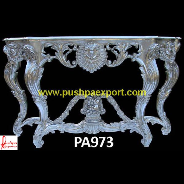 Modern Silver Metal Carving Console PA973small silver table,small silver coffee table,silver wood coffee table,silver vanity table,silver vanity desk,silver sofa table,silver glass table,silver glass console table,silver glass coffee tab.jpg