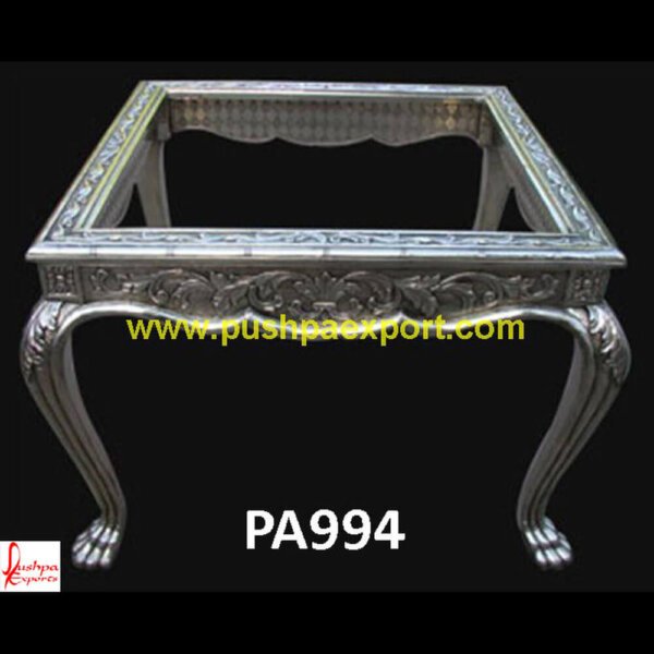 Silver Carving Vanity Table PA994 small silver table,small silver coffee table,silver wood coffee table,silver vanity table,silver vanity desk,silver sofa table,silver glass table,silver glass console table,silver glass coffee ta.jpg