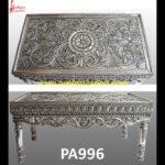 Silver Carving Coffee Table