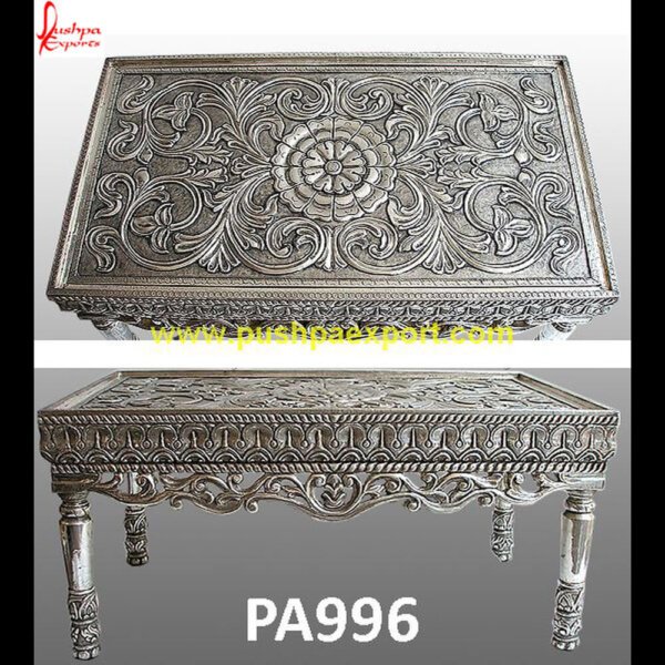 Silver Carving Coffee Table PA996 small silver table,small silver coffee table,silver wood coffee table,silver vanity table,silver vanity desk,silver sofa table,silver glass table,silver glass console table,silver glass coffee ta.jpg